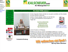 Tablet Screenshot of kalscheuer-gmbh.de